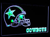 Dallas Cowboys Dual Color Led Sign - Normal Size (12x8.5in) - TheLedHeroes