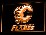 FREE Calgary Flames LED Sign - Orange - TheLedHeroes