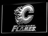 FREE Calgary Flames LED Sign - White - TheLedHeroes