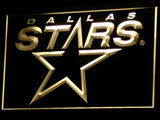 FREE Dallas Stars LED Sign - Yellow - TheLedHeroes