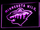 FREE Minnesota Wild (3) LED Sign - Purple - TheLedHeroes