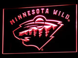 FREE Minnesota Wild (3) LED Sign - Red - TheLedHeroes
