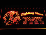 Fighting Sioux 2016 Chaimpions LED Sign - Orange - TheLedHeroes