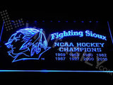 FREE North Dakota Fighting Sioux - NCAA Hockey Championships LED Sign - Blue - TheLedHeroes