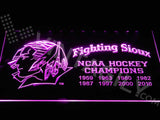 FREE North Dakota Fighting Sioux - NCAA Hockey Championships LED Sign - Purple - TheLedHeroes