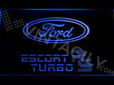 Ford Escort RS Turbo LED Sign - Blue - TheLedHeroes