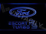Ford Escort RS Turbo LED Neon Sign Electrical - Blue - TheLedHeroes