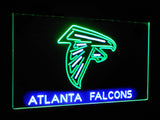 Atlanta Falcons Dual Color Led Sign - Normal Size (12x8.5in) - TheLedHeroes