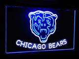 Chicago Bears Dual Color Led Sign - Normal Size (12x8.5in) - TheLedHeroes