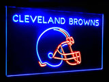 Cleveland Browns Dual Color Led Sign - Normal Size (12x8.5in) - TheLedHeroes