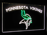 Minnesota Vikings Dual Color Led Sign - Normal Size (12x8.5in) - TheLedHeroes