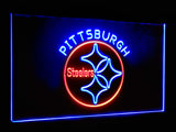 Pittsburgh Steelers Dual Color Led Sign - Normal Size (12x8.5in) - TheLedHeroes