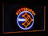 Pittsburgh Steelers Dual Color Led Sign - Normal Size (12x8.5in) - TheLedHeroes