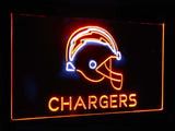 Los Angeles Chargers Dual Color Led Sign - Normal Size (12x8.5in) - TheLedHeroes