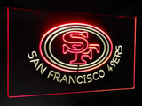 San Francisco 49ers Dual Color Led Sign - Normal Size (12x8.5in) - TheLedHeroes