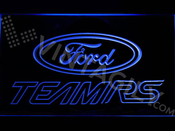 FREE Ford Team RS LED Sign - Blue - TheLedHeroes