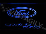 FREE Ford Escort RS Turbo 2 LED Sign - Blue - TheLedHeroes