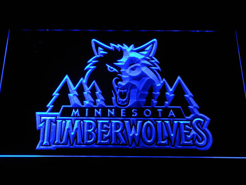 FREE Minnesota Timberwolves 2 LED Sign - Blue - TheLedHeroes
