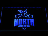 FREE North Melbourne Football Club LED Sign - Blue - TheLedHeroes