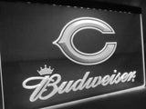 FREE Chicago Bears Budweiser LED Sign - White - TheLedHeroes