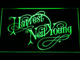Neil Young Harvest LED Sign - Green - TheLedHeroes