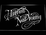 Neil Young Harvest LED Sign - White - TheLedHeroes