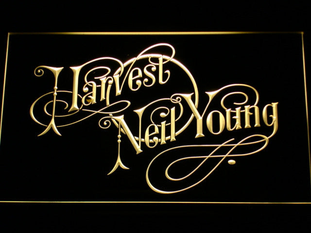 Neil Young Harvest LED Sign - Multicolor - TheLedHeroes