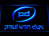 Paul Van Dyk LED Sign - Blue - TheLedHeroes