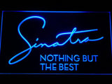 Frank Sinatra Nothing But the Best LED Sign - Blue - TheLedHeroes