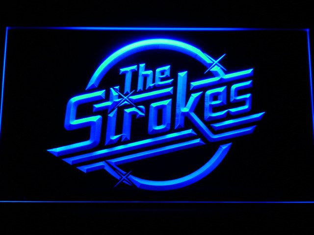 The Strokes LED Sign - Blue - TheLedHeroes