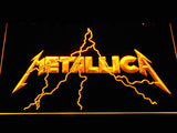 FREE Metallica (2) LED Sign - Yellow - TheLedHeroes