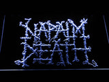 Napalm Death LED Sign - White - TheLedHeroes