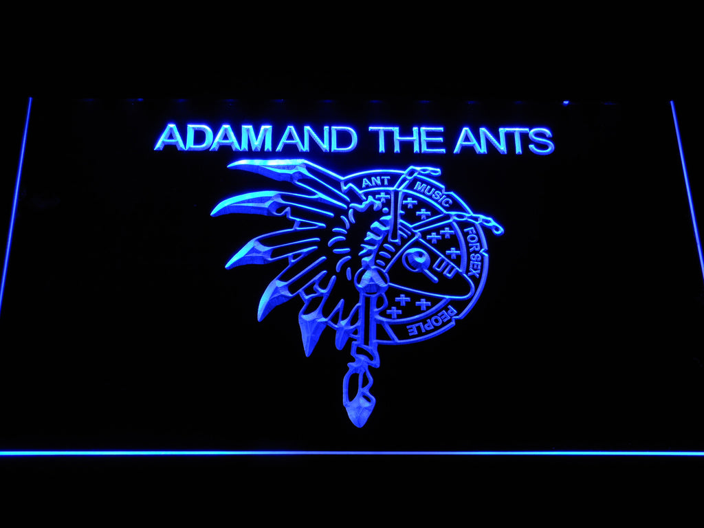 FREE Adam And The Ants LED Sign - Blue - TheLedHeroes