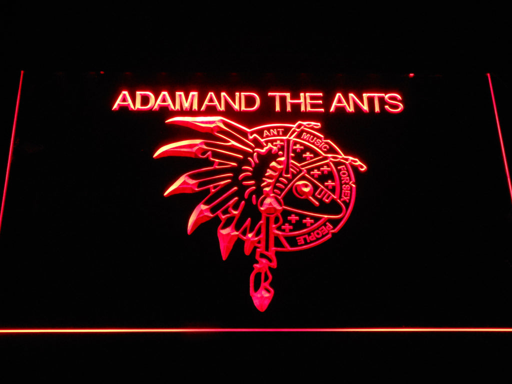 Adam And The Ants LED Sign - Red - TheLedHeroes