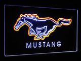 Ford Mustang Dual Color Led Sign - Big Size (16x12in) - TheLedHeroes