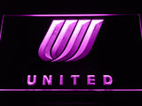 FREE United Airlines LED Sign - Purple - TheLedHeroes