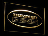 FREE Hummer Like Nothing Else LED Sign - Yellow - TheLedHeroes