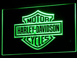 FREE Harley Davidson LED Sign - Green - TheLedHeroes