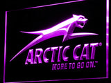 FREE Arctic Cat Snowmobiles Logo LED Sign - Purple - TheLedHeroes