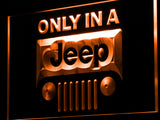 FREE Jeep only in LED Sign - Orange - TheLedHeroes