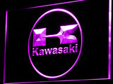 Kawasaki Racing Motorcylce LED Sign - Purple - TheLedHeroes