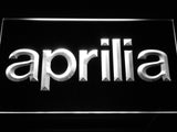 Aprilia LED Sign - White - TheLedHeroes