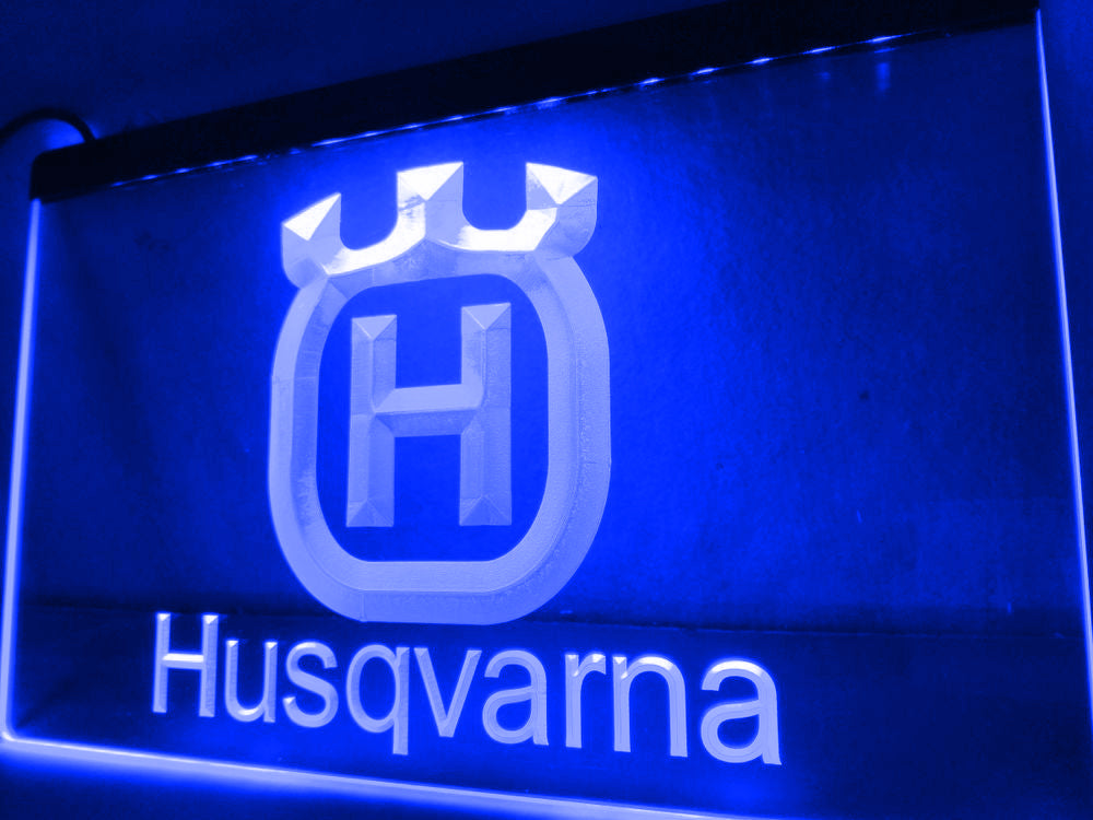 FREE Husqvarna LED Sign - Blue - TheLedHeroes