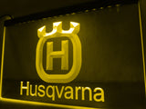 Husqvarna LED Sign - Yellow - TheLedHeroes