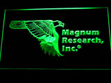 Magnum Research Inc Gun Firearms Eagle Logo LED Sign - Green - TheLedHeroes