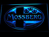 Mossberg Firearms Gun Logo LED Sign -  Blue - TheLedHeroes