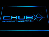 FREE Chub Fishing Logo LED Sign - Blue - TheLedHeroes