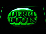 Derri Boots Fihsing Logo LED Sign - Green - TheLedHeroes