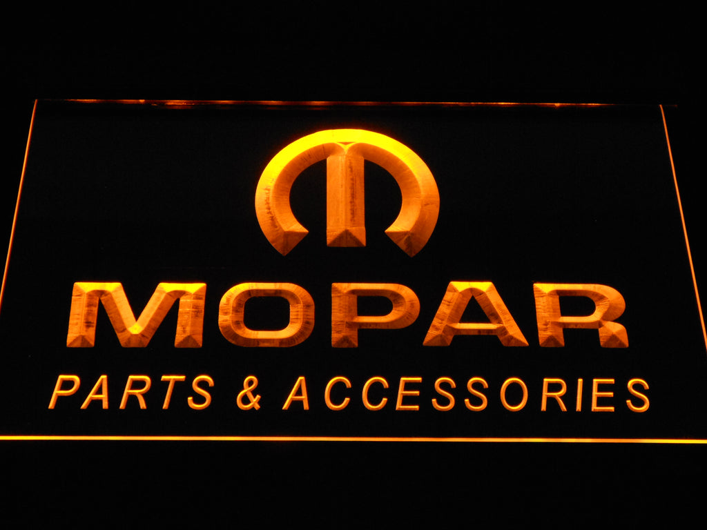 Mopar Parts and Accessories LED Sign - Yellow - TheLedHeroes