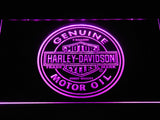 FREE Harley Davidson Motor Oil LED Sign - Purple - TheLedHeroes